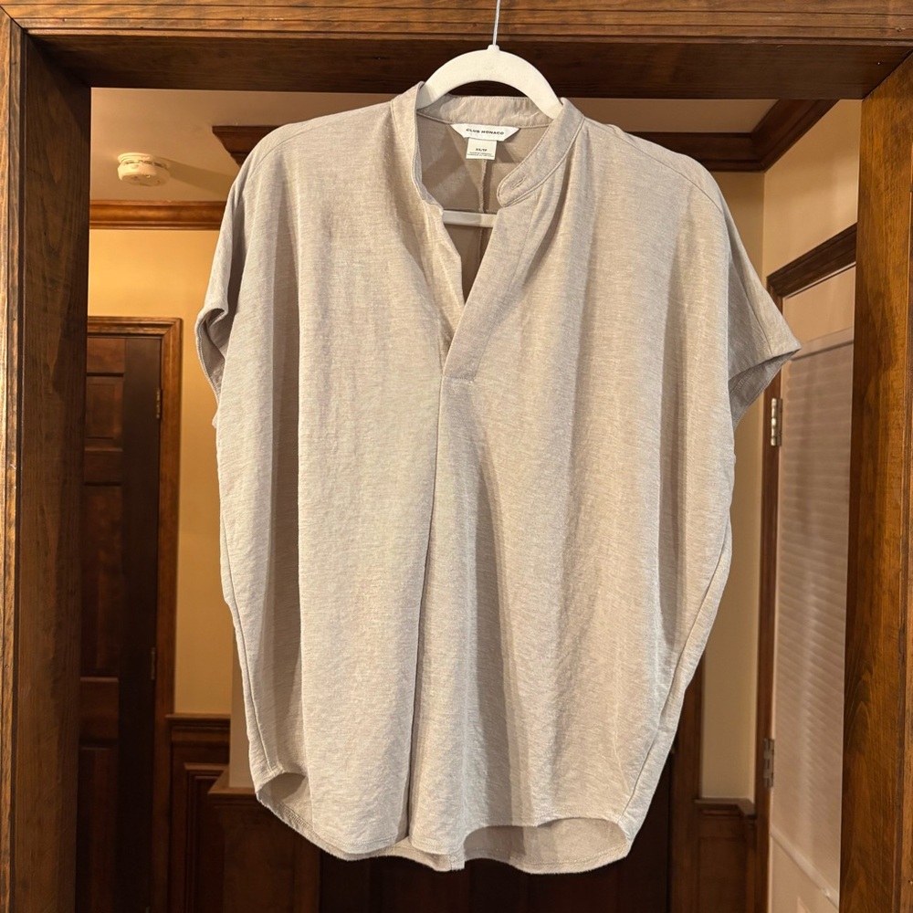 Club Monaco cap sleeve tunic